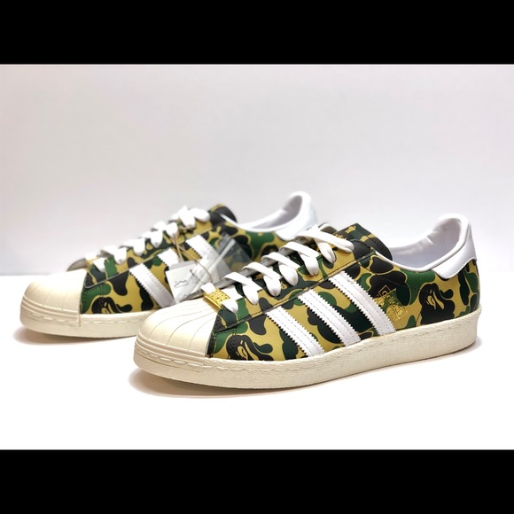 BAPE x Adidas Superstar 80s ABC Camo